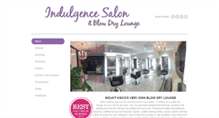 Desktop Screenshot of indulgenceblowdrylounge.com